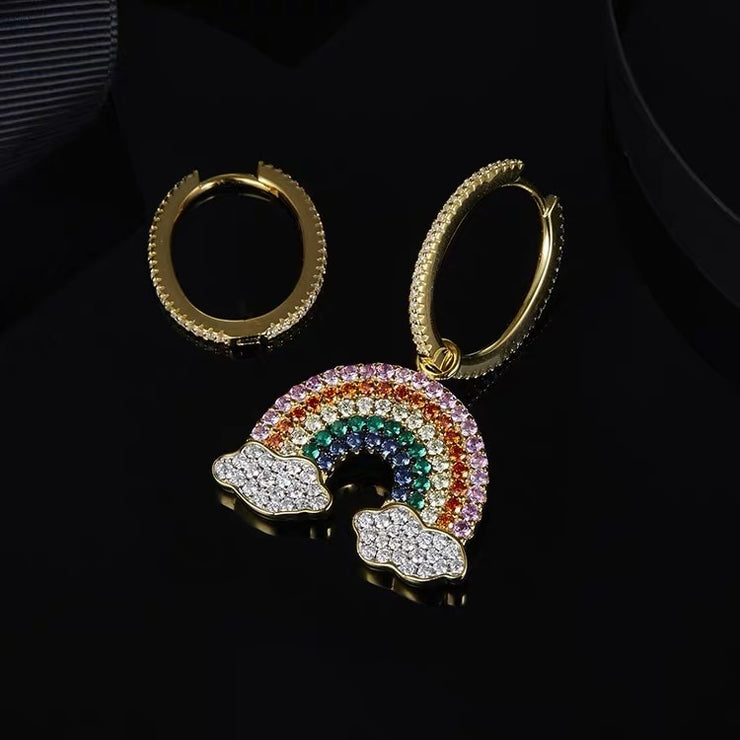 Rainbow big brand AM Earrings