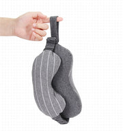 2 in 1 Grey Travel Neck Pillow