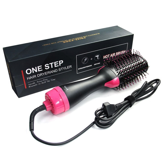 Multi Functional 5In1 Hair Dryer Comb Hair Curling Straightening Hair