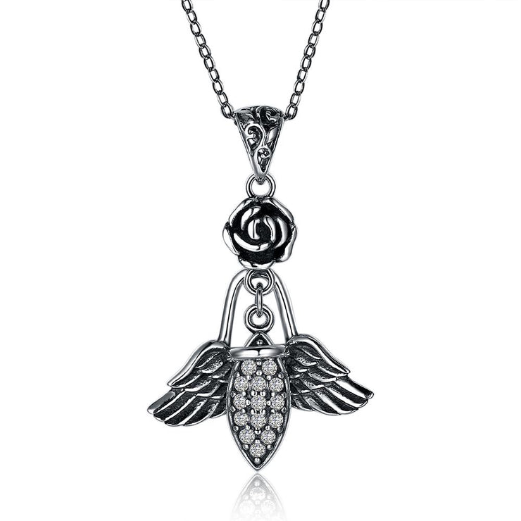 Wings of an Angel Sterling Silver Necklace