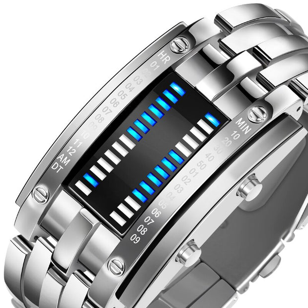 Futuristic Digital Wrist Watch