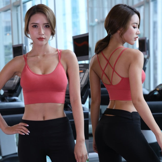 Sexy Backless Yoga Top Loose Quick Dry Tank Top