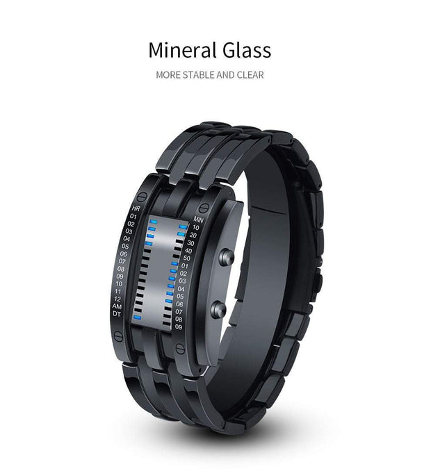 Futuristic Digital Wrist Watch