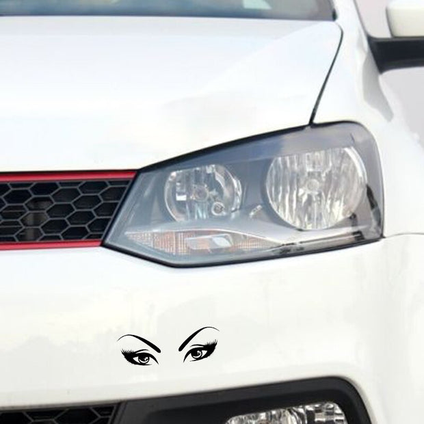 Mysterious Look Women Eyes Car Sticker Decoration