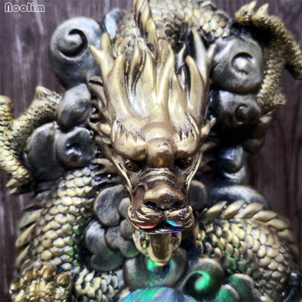 Resin Lucky Dragon Feng Shui Waterscape