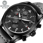 Mens Business Watches Top Brand Luxury Waterproof Chronograph Watch