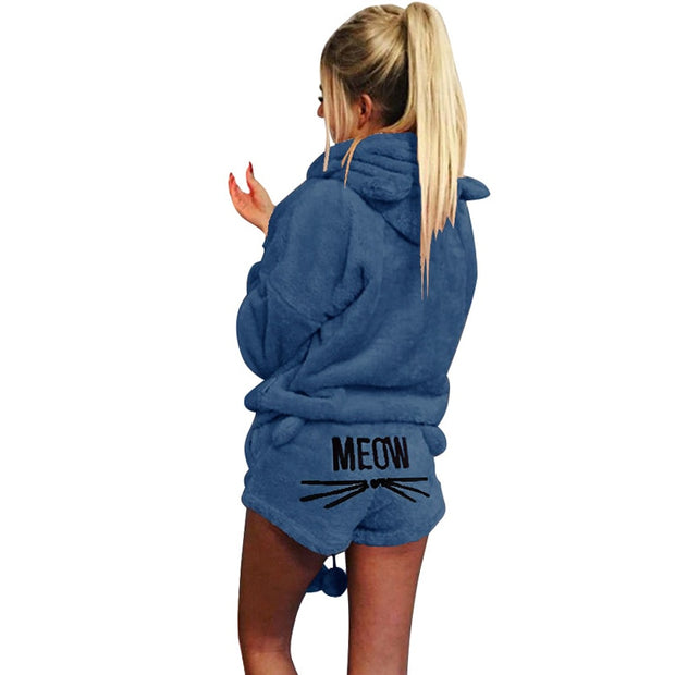 Meow Hoodie PJ's set