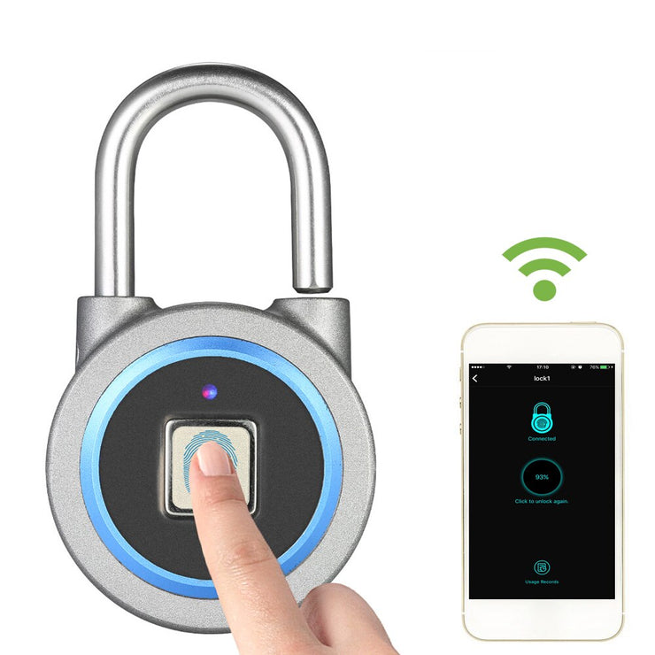 BT Smart Keyless Fingerprint Lock Waterproof AP