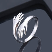 Love Hug Rings Creative Adjustable Love Forever