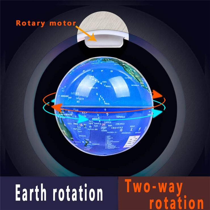 Novelty Round LED Floating Globe Magnetic Levitation Night Light Antigravity ideas Lamp Ball For Children Kids Gifts World Map