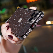 Rhinestone Metal Bumper Phone Cover For iPhone