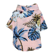 Summer Pet Printed Clothes For Dogs Floral Beach Shirt