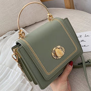 Solid color Leather Mini Crossbody Bags