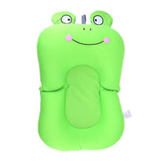 Foldable newborn bathtub, infant seat, with cushion, chair and shelf, bath mat