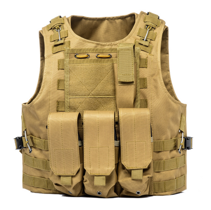 MGFLASHFORCE Molle Airsoft Vest Tactical Vest Plate Carrier Swat Fishing Hunting Vest Military Army Armor Police Vest