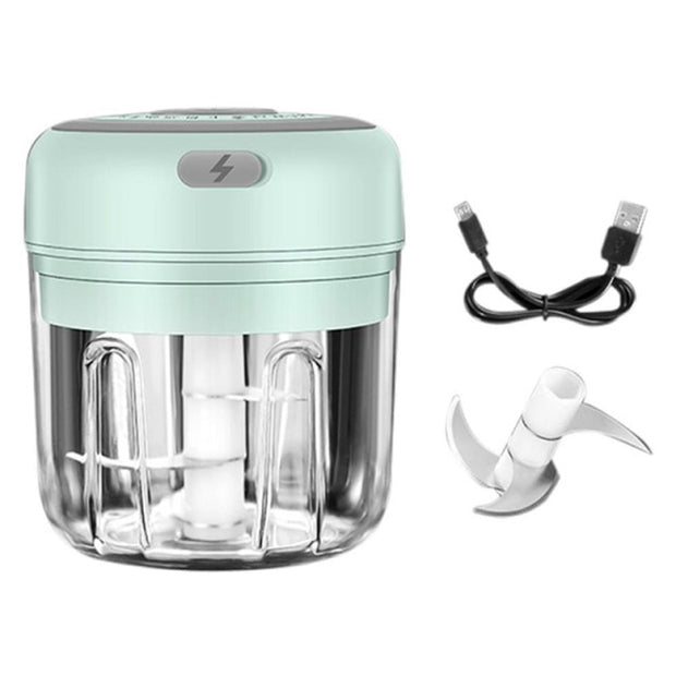 Electric Food Crusher Mini Garlic Press Garlic Crusher Vegetable Chopper