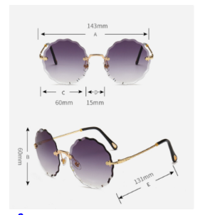 DENISA Vintage Round Sunglasses Women Men