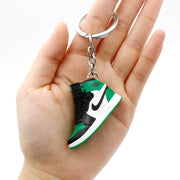 3D Mini Shoes Keychain Anime British Style Small Sneaker Keychains For Bags Small Gift Key Chain Jewelry Car Keyring Accessory