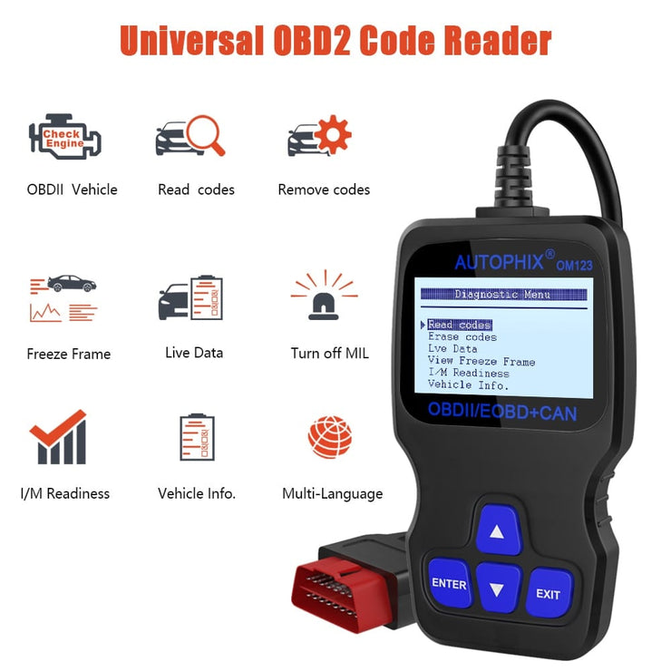 ODB2 Engine Code Reader - OBD2 Scanner Diagnostic Tool