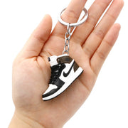 3D Mini Shoes Keychain Anime British Style Small Sneaker Keychains For Bags Small Gift Key Chain Jewelry Car Keyring Accessory