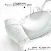 Half Cup Brassiere Lace Wireless Underwear