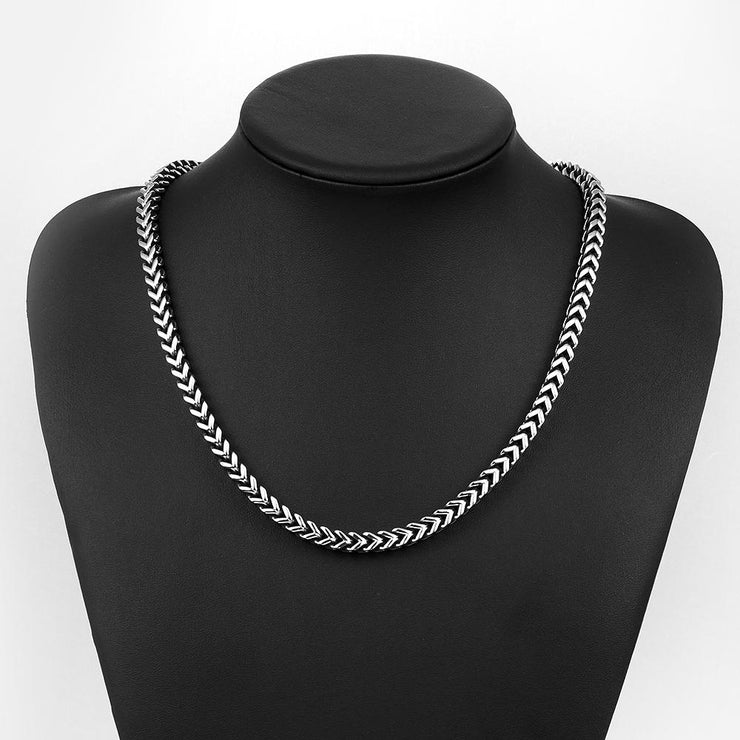 Large Thick Stainless Steel Chain Necklace 22"