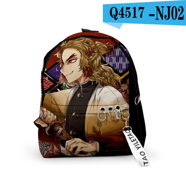 Anime backpack Cosplay Japanese Anime Demon Slayer school bag backpack Kimetsu no Yaiba Kamado Tanjirou Kamado Nezuko Agatsuma