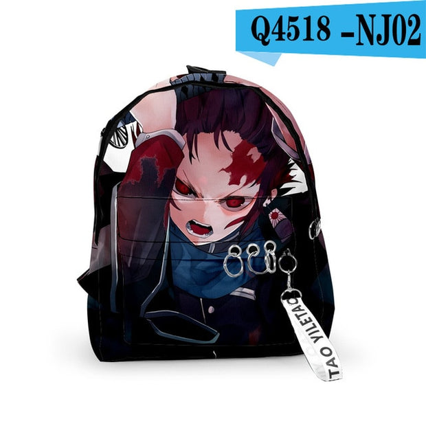 Anime backpack Cosplay Japanese Anime Demon Slayer school bag backpack Kimetsu no Yaiba Kamado Tanjirou Kamado Nezuko Agatsuma