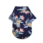 Summer Pet Printed Clothes For Dogs Floral Beach Shirt