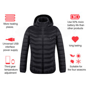 Men's Fleece Jackets Waterproof Winter Heated Jackets