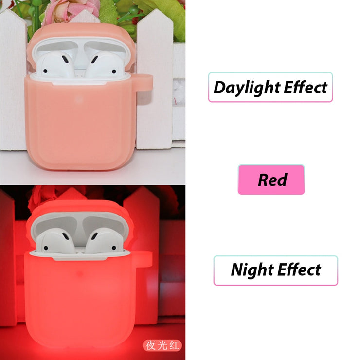 Silicone Case For Apple AirPods Pro Glowing In Dark Luminous Shockproof Protective Sleeve for Air Pods 2 Earphone Box Accessory