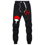 Anime Naruto Uchiha Sharingan Pants Autumn Winter Men Joggers Fitness Long Trousers Naruto Sasuke Luminous Sweatpants Plus Size