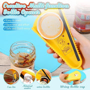 Jar Opener Multi-function Cap Opener Under Cabinet  Lid Cans Quick Opener Fit Any Sizes Simple Useful Kitchen Gadget