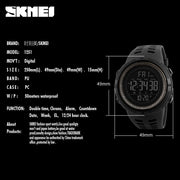 SKMEI Brand Mens Sports Watches Luxury Military Watches For Men