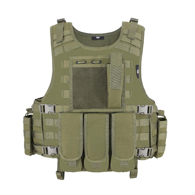 MGFLASHFORCE Molle Airsoft Vest Tactical Vest Plate Carrier Swat Fishing Hunting Vest Military Army Armor Police Vest