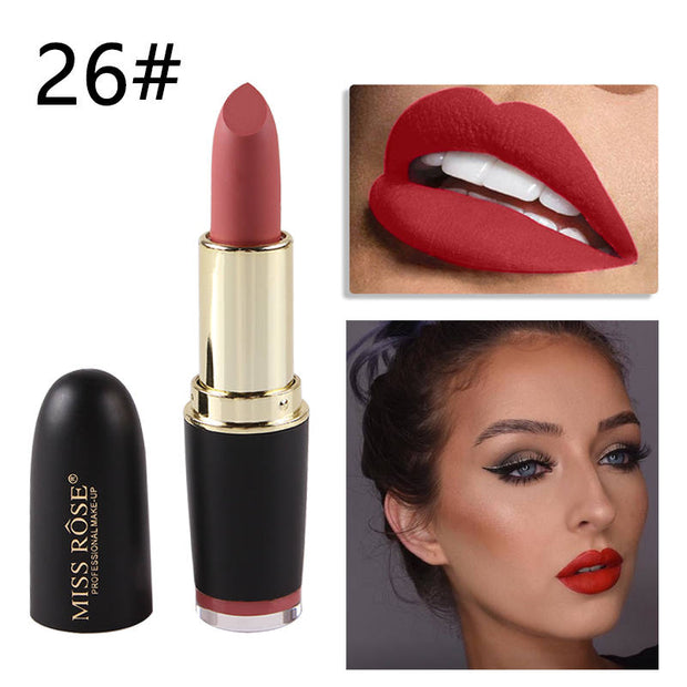 MISS ROSE Lipstick Matte Waterproof Velvet Lip Stick