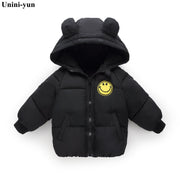 Kids Warm Outerwear Hooded Coat