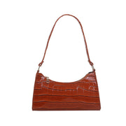 Crocodile Pattern PU Leather Handbag Female Shoulder Bag