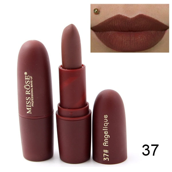 MISS ROSE Lipstick Matte Waterproof Velvet Lip Stick