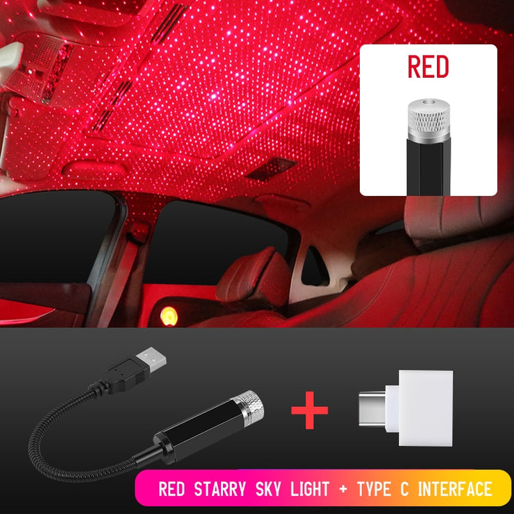 Car Roof  Interior LED  Laser Ambient Projector