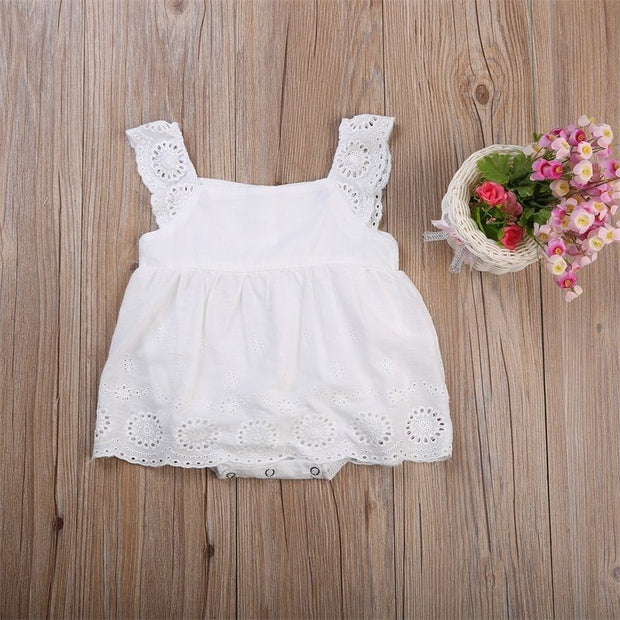 Girl Cotton Romper Jumpsuit Playsuit