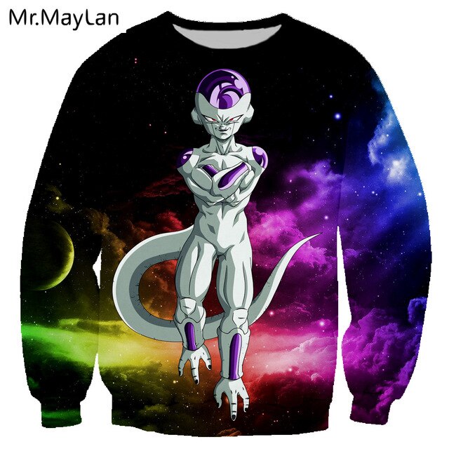 Anime Dragon Ball Sweatshirts Print Cute Kid Goku 3D Outerwear Women Men Long Sleeve  Crewneck Sportswear Coat Tops Harajuku