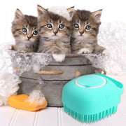 Pet Dog Shampoo Massager Brush Cat Massage Comb