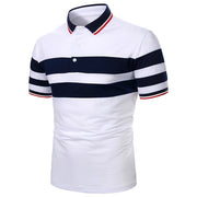 Men Polo Men Shirt Short Sleeve Polo Shirt Contrast Color Polo New Clothing Summer Streetwear Casual Fashion Men Tops