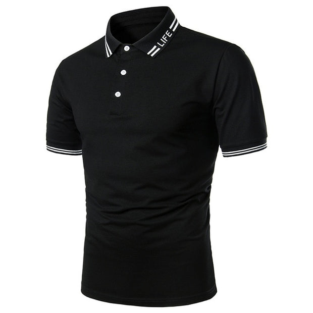 Men Polo Men Shirt Short Sleeve Polo Shirt Contrast Color Polo New Clothing Summer Streetwear Casual Fashion Men Tops