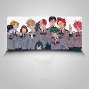 My Hero Academia waterproof Compute Mouse Pad Gaming Mousepad Anti-slip Natural Rubber with Locking Edge Mouse Mat