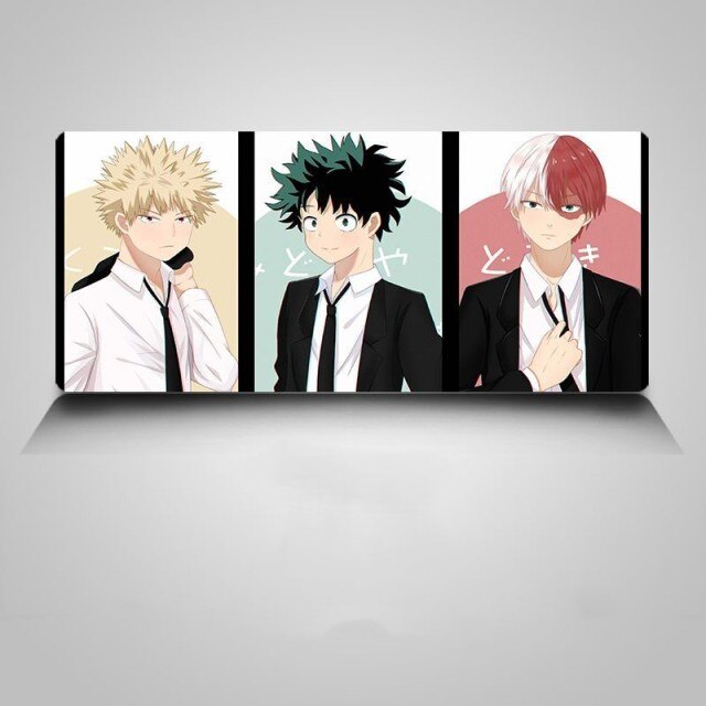 My Hero Academia waterproof Compute Mouse Pad Gaming Mousepad Anti-slip Natural Rubber with Locking Edge Mouse Mat