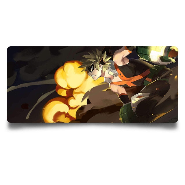 My Hero Academia waterproof Compute Mouse Pad Gaming Mousepad Anti-slip Natural Rubber with Locking Edge Mouse Mat