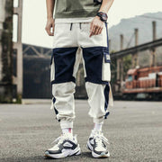 Ribbons Harem Joggers Men Cargo Pants Streetwear 2021 Hip Hop Casual Pockets Track Pants Male Harajuku Fashion Trousers