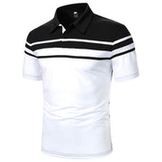 Men Polo Men Shirt Short Sleeve Polo Shirt Contrast Color Polo New Clothing Summer Streetwear Casual Fashion Men Tops